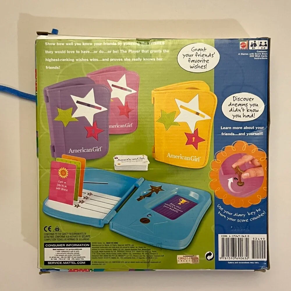 American Girl 300 Wishes Game COMPLETE Y2K Mattel